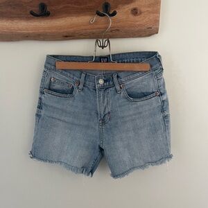 GAP Light Blue Denim Cutoff Shorts